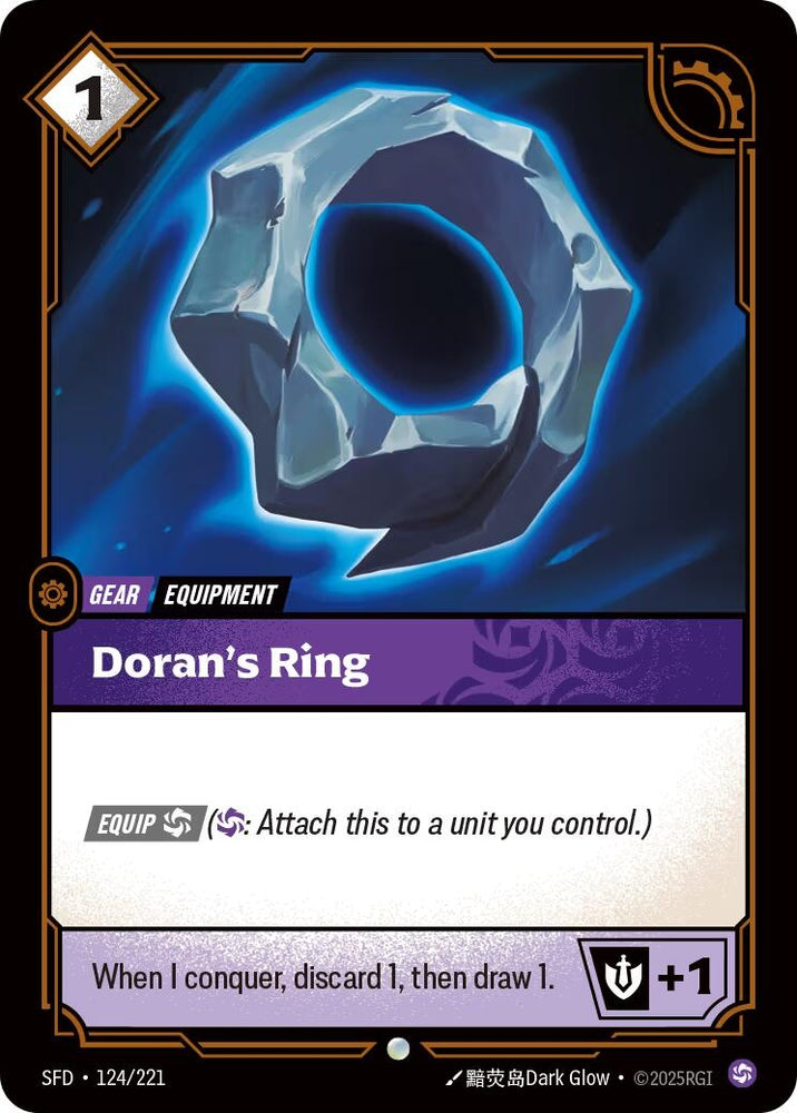Image for Doran's Ring (124/221) (SPF) - Riftbound: League of Legends Trading Card Game