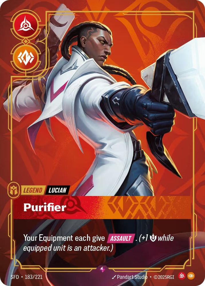 Image for Lucian - Purifier (183/221) (SPF) - Riftbound: League of Legends Trading Card Game