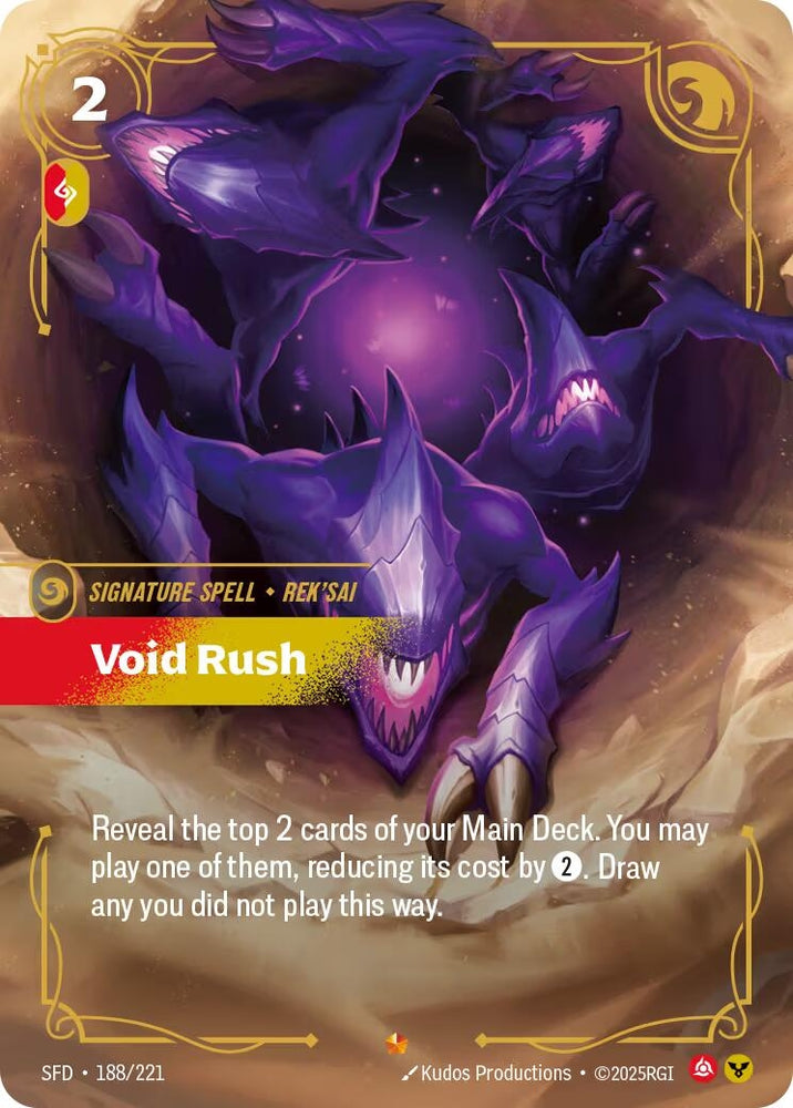 Image for Void Rush (188/221) (SPF) - Riftbound: League of Legends Trading Card Game