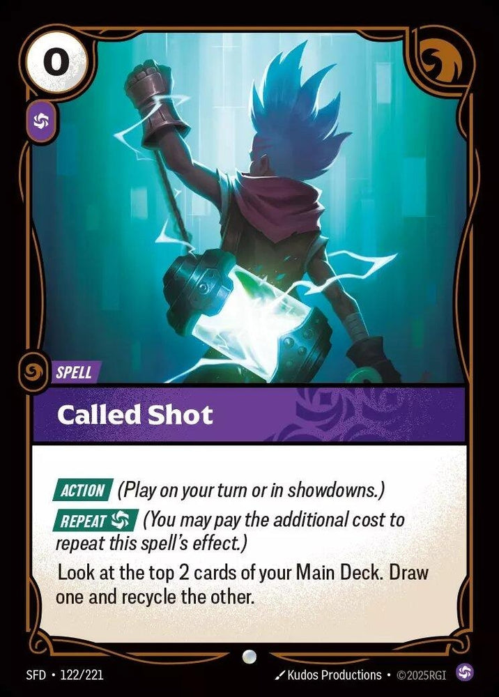 Image for Called Shot (122/221) (SPF) - Riftbound: League of Legends Trading Card Game