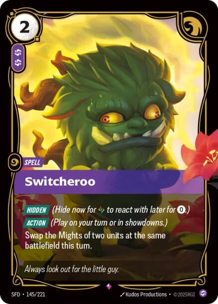 Image for Switcheroo (145/221) (SPF) - Riftbound: League of Legends Trading Card Game