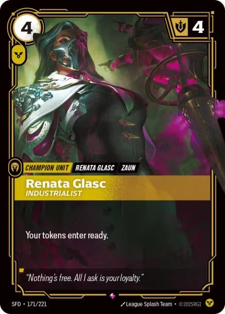 Image for Renata Glasc - Industrialist (171/221) (SPF) - Riftbound: League of Legends Trading Card Game