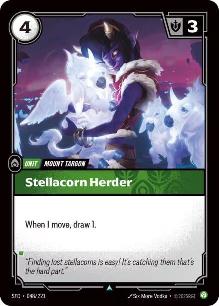Image for Stellacorn Herder (048/221) (SPF) - Riftbound: League of Legends Trading Card Game