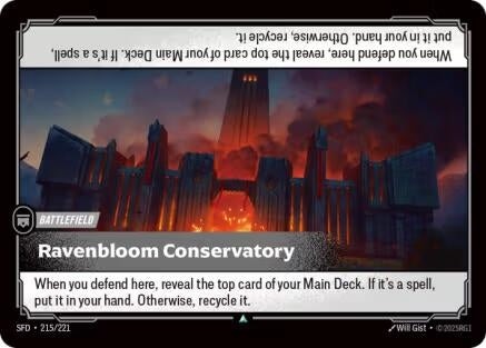 Image for Ravenbloom Conservatory (215/221) (SPF) - Riftbound: League of Legends Trading Card Game