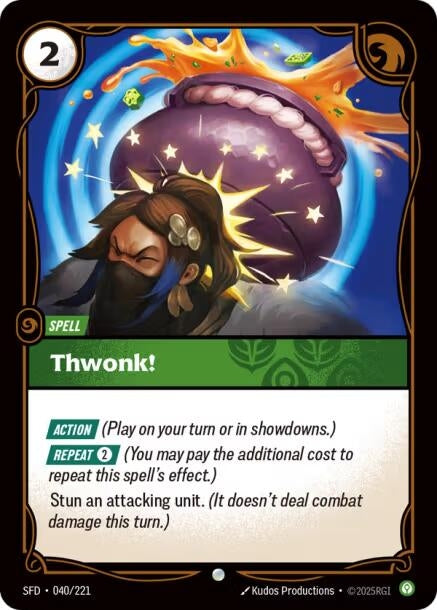 Image for Thwonk! (040/221) (SPF) - Riftbound: League of Legends Trading Card Game
