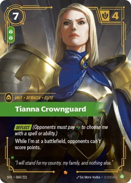 Image for Tianna Crownguard (060/221) (SPF) - Riftbound: League of Legends Trading Card Game