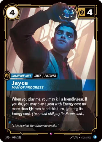 Image for Jayce - Man of Progress (084/221) - Riftbound: League of Legends Trading Card Game