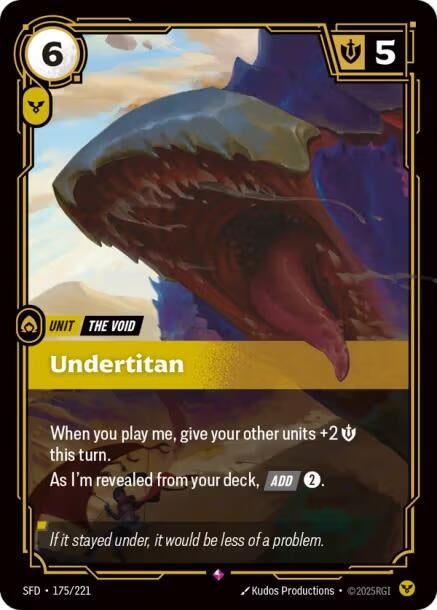 Image for Undertitan (175/221) (SPF) - Riftbound: League of Legends Trading Card Game