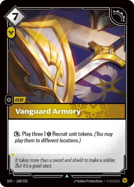 Image for Vanguard Armory (168/221) - Riftbound: League of Legends Trading Card Game