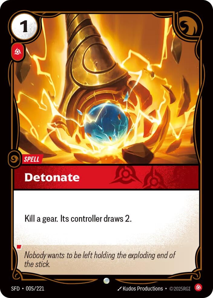 Image for Detonate (005/221) - Riftbound: League of Legends Trading Card Game