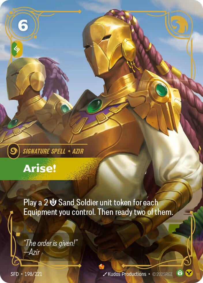 Image for Arise! (198/221) - Riftbound: League of Legends Trading Card Game