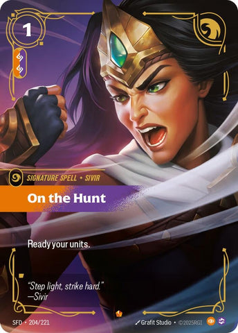 Image for On the Hunt (204/221) - Riftbound: League of Legends Trading Card Game
