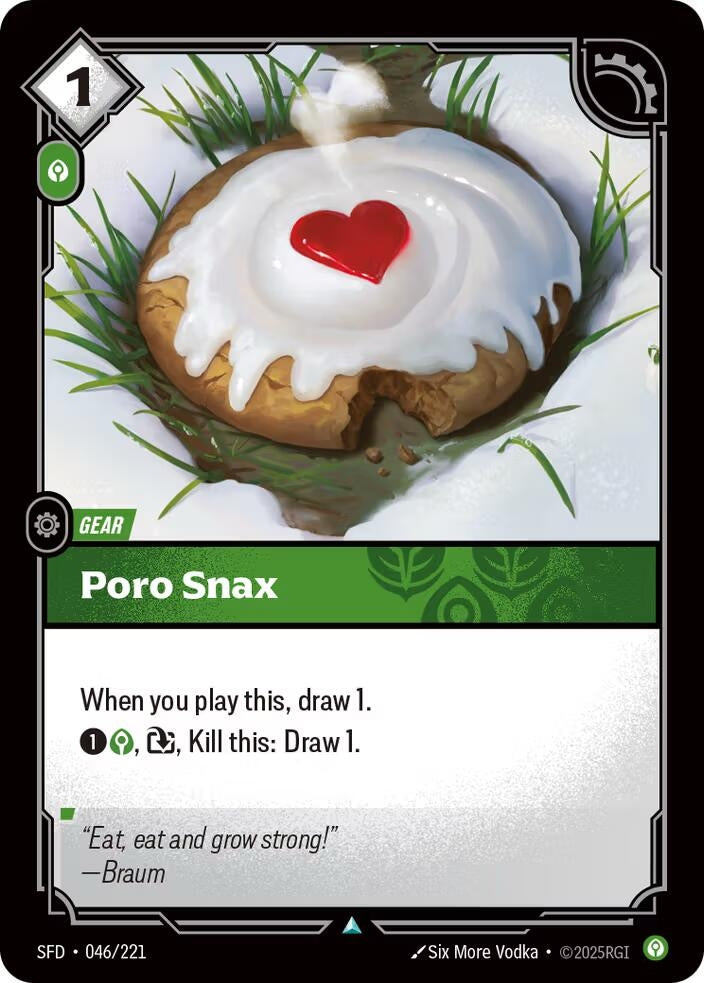 Image for Poro Snax (046/221) - Riftbound: League of Legends Trading Card Game