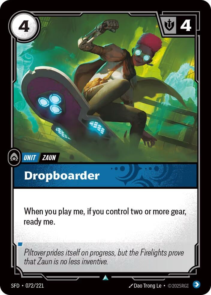 Image for Dropboarder (072/221) - Riftbound: League of Legends Trading Card Game