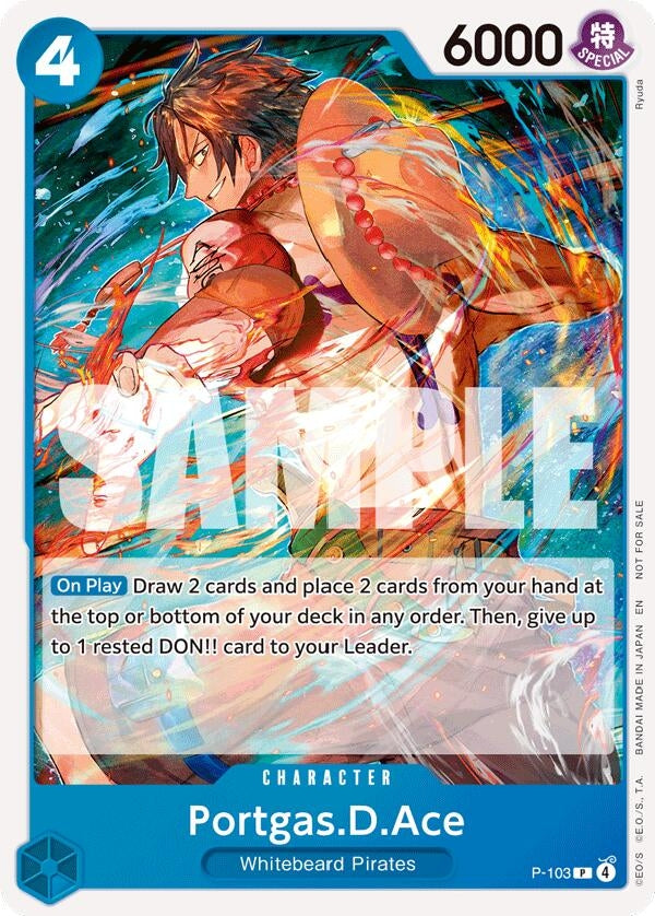 Image for Portgas.D.Ace (Store Tournament 2025 Vol. 4) (P-103) (OP-PR) - One Piece Card Game