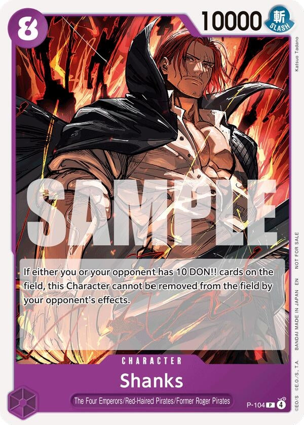 Image for Shanks (Store Tournament 2025 Vol. 4) (P-104) (OP-PR) - One Piece Card Game