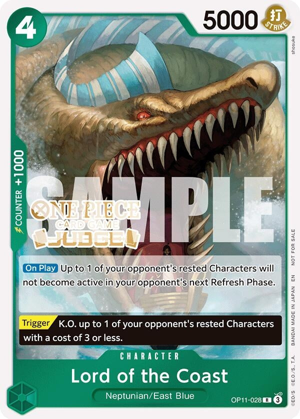 Image for Lord of the Coast (Judge Pack Vol. 7) (OP11-028) (OP-PR) - One Piece Card Game