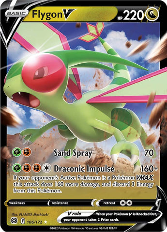 Flygon V (106/172) [Sword & Shield: Brilliant Stars]