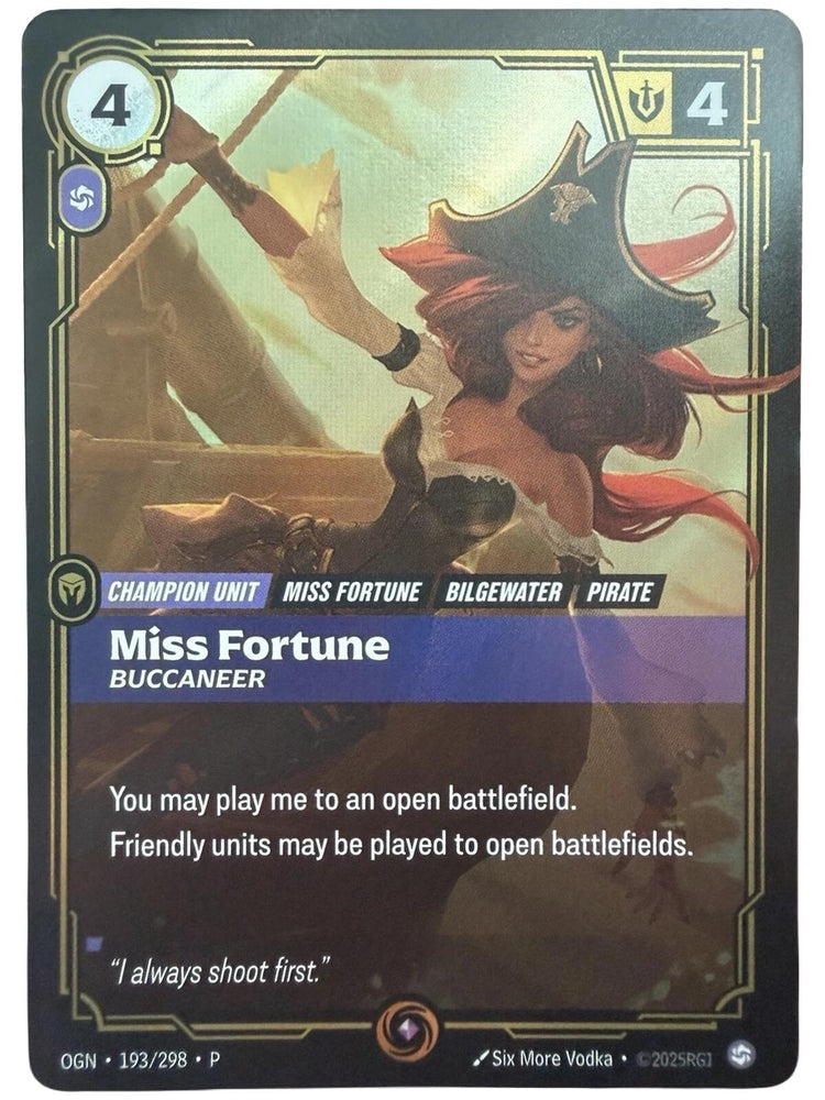 Image for Miss Fortune - Buccaneer (193/298) - Riftbound: League of Legends Trading Card Game