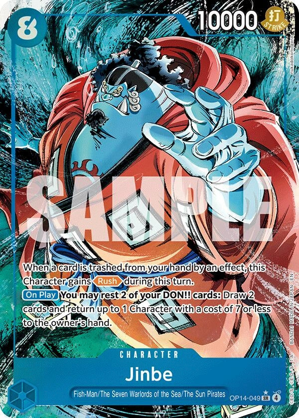 Image for Jinbe - OP14-049 (Alternate Art) (OP14-049) (OP14) - One Piece Card Game
