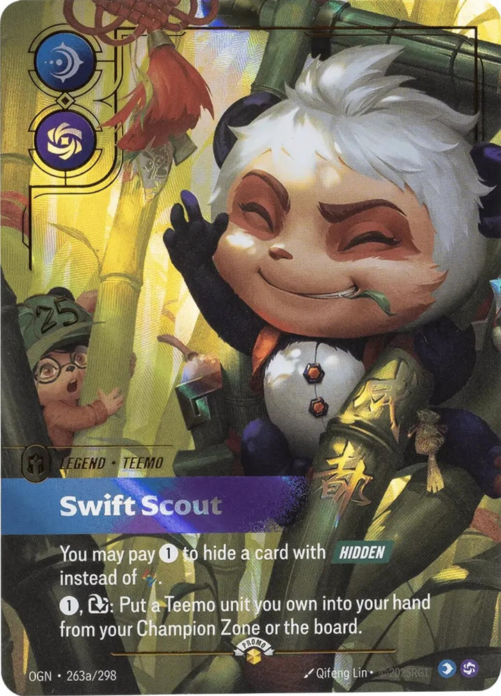 Image for Teemo - Swift Scout (Alternate Art) (263a/298) - Riftbound: League of Legends Trading Card Game