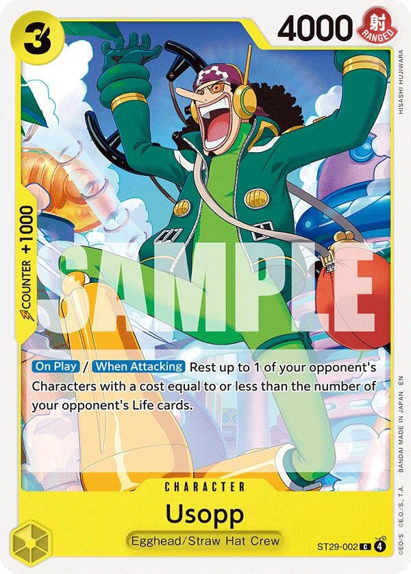 Image for Usopp (ST29-002) (ST-29) - One Piece Card Game