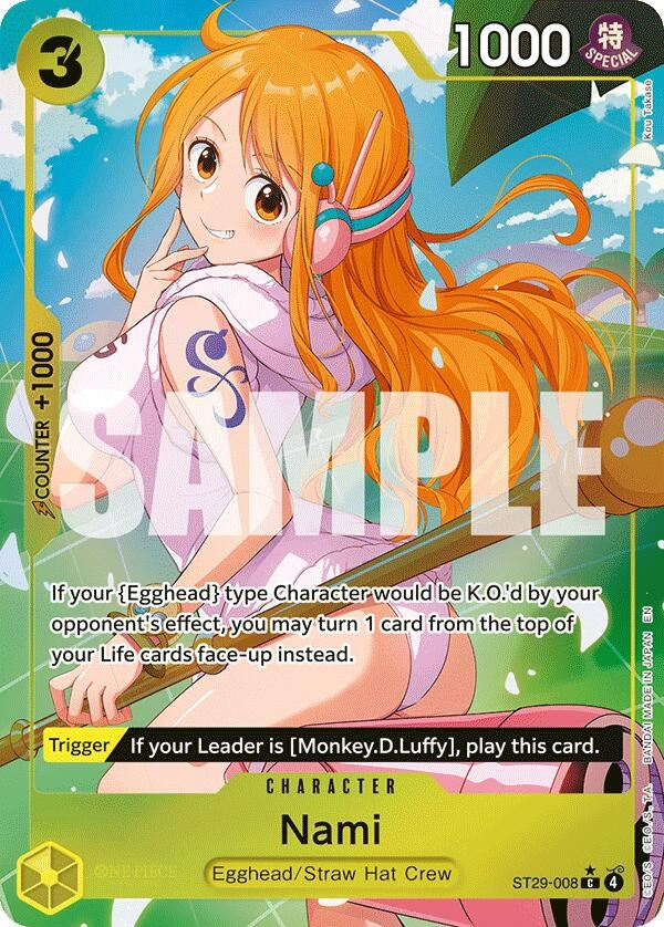 Image for Nami (Full Art) (ST29-008) (ST-29) - One Piece Card Game