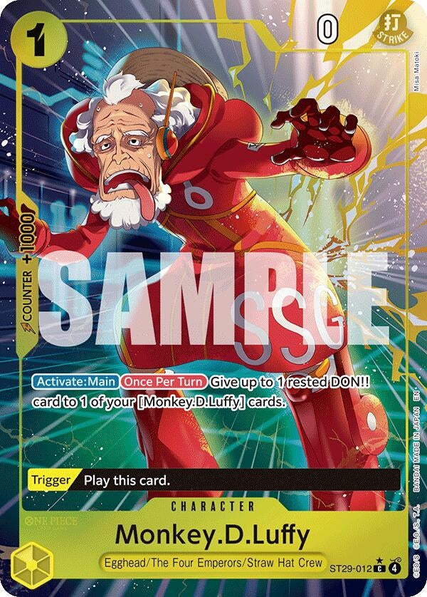 Image for Monkey.D.Luffy (012) (Full Art) (ST29-012) (ST-29) - One Piece Card Game