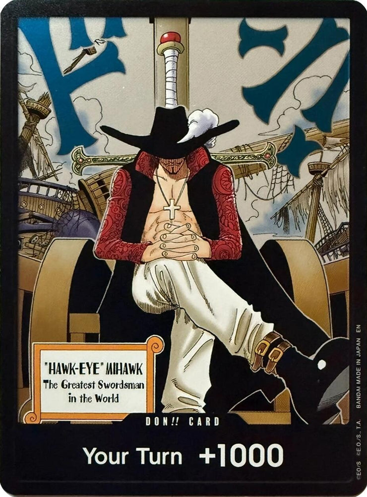 Image for DON!! Card (Dracule Mihawk) (PRB-02) - One Piece Card Game
