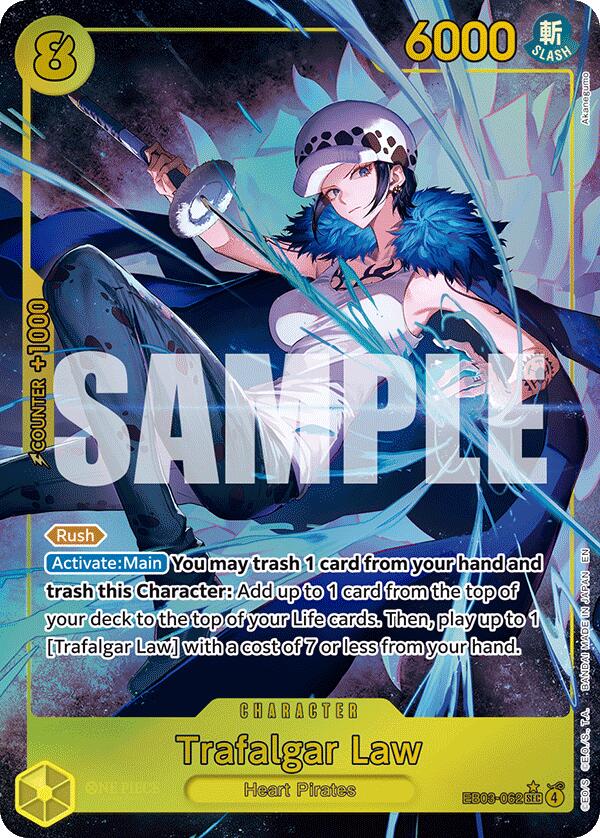 Trafalgar Law (Alternate Art) [Extra Booster: One Piece Heroines Edition]
