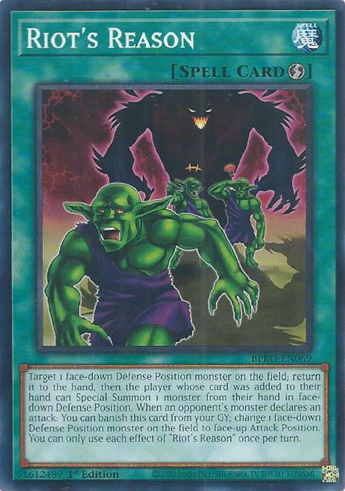 Riot's Reason [BPRO-EN069] Common