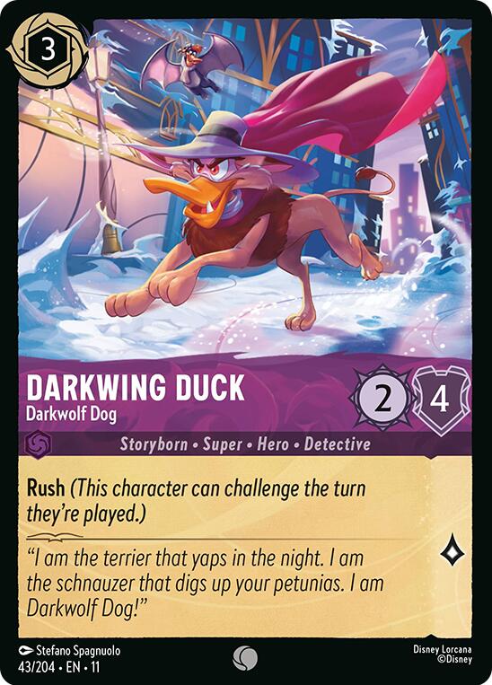 Darkwing Duck - Darkwolf Dog (43/204) [Winterspell]