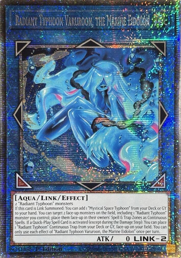 Radiant Typhoon Varuroon, the Marine Eidolon [BPRO-EN049] Starlight Rare