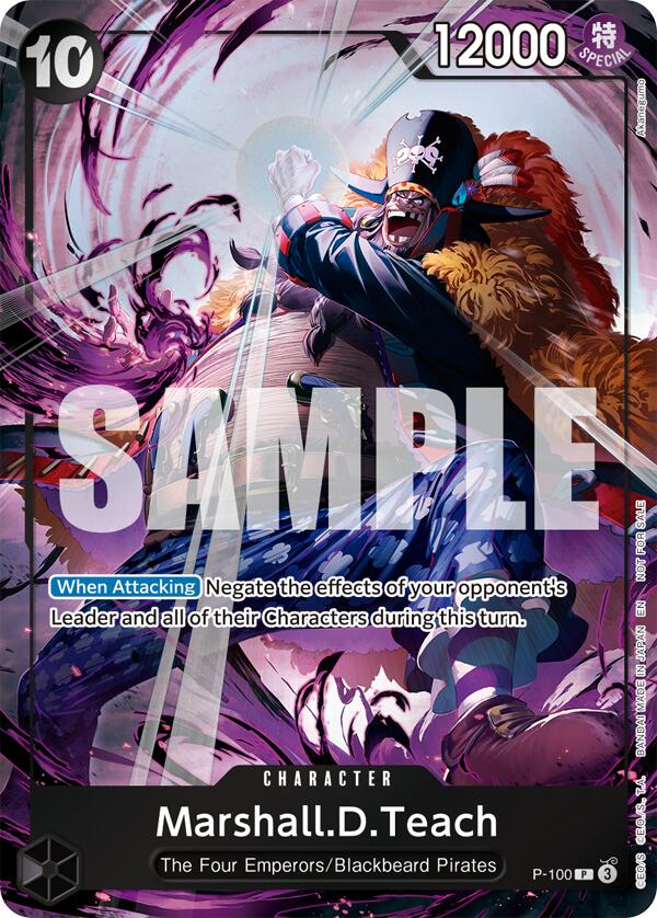 Marshall.D.Teach (Event Pack Vol. 8) [One Piece Promotion Cards]