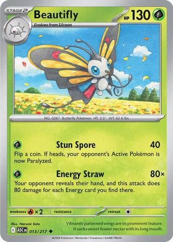 Beautifly (013/217) [Mega Evolution: Ascended Heroes]