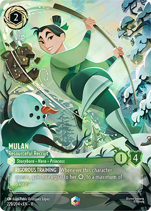 Mulan - Resourceful Recruit (Enchanted) (229/204) [Winterspell]