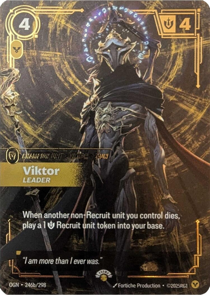 Image for Viktor - Leader (246a/298) (PR) - Riftbound: League of Legends Trading Card Game