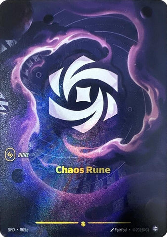 Image for Chaos Rune (Alternate Art) (R05a) (SPF) - Riftbound: League of Legends Trading Card Game