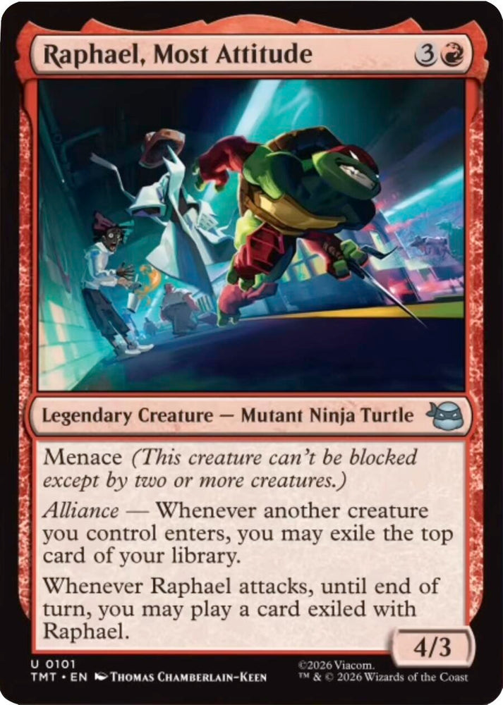 Image for Raphael, Most Attitude (101) (TMT) - Magic: The Gathering