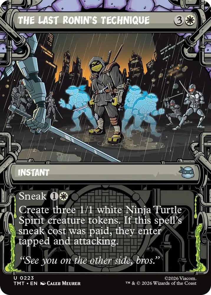Image for The Last Ronin's Technique (Showcase) (223) (TMT) - Magic: The Gathering