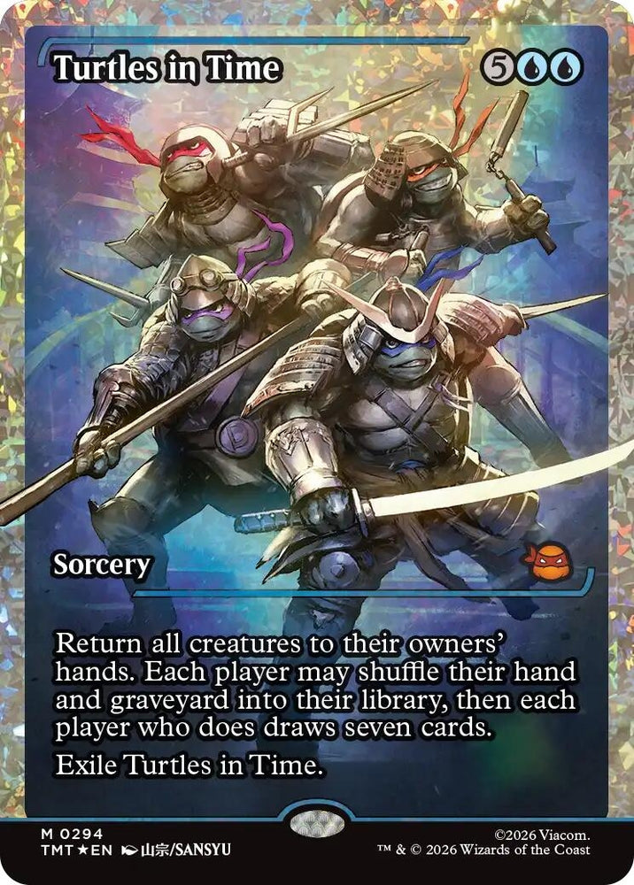 Image for Turtles in Time (Showcase) (Fracture Foil) (294) (TMT) - Magic: The Gathering