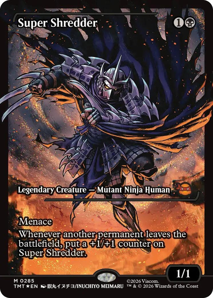 Image for Super Shredder (Showcase) (285) (TMT) - Magic: The Gathering