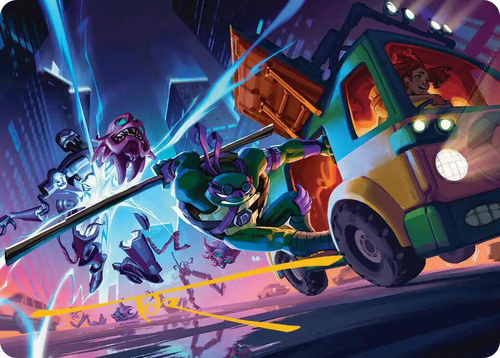 Donatello, Rad Scientist Art Card (Gold-Stamped Signature) [Teenage Mutant Ninja Turtles Art Series]