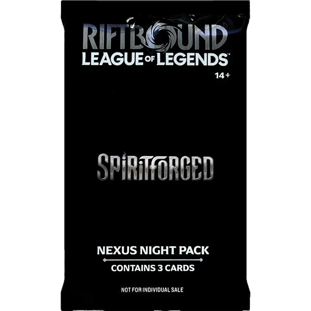 Image for Spiritforged - Nexus Night Promo Pack - Riftbound: League of Legends Trading Card Game