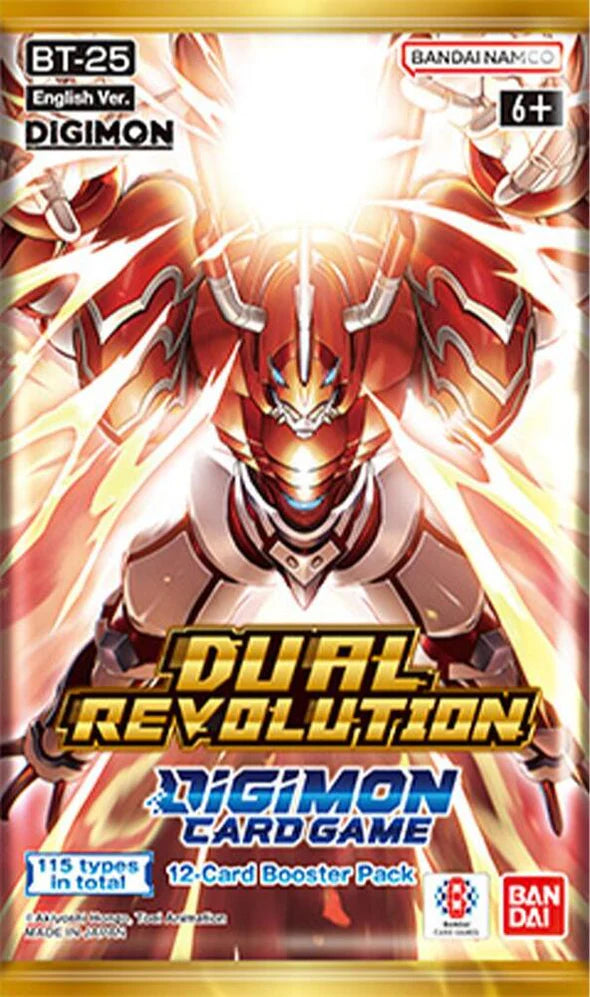 DIGIMON CG BT-25 DUAL REVOLUTION BOOSTER PACK