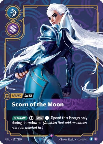 Image for Diana - Scorn of the Moon (197/219) (UNL) - Riftbound: League of Legends Trading Card Game
