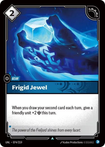 Image for Frigid Jewel (074/219) (UNL) - Riftbound: League of Legends Trading Card Game
