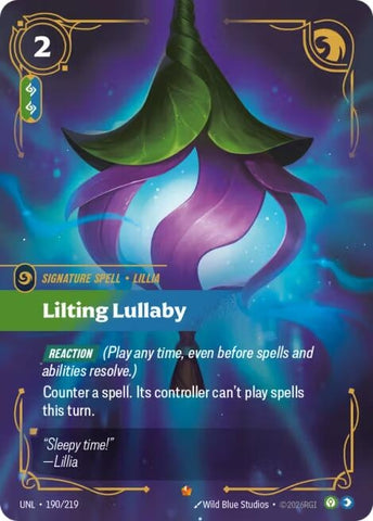 Image for Lilting Lullaby (190/219) (UNL) - Riftbound: League of Legends Trading Card Game