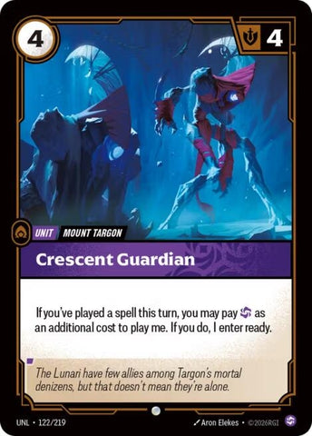 Image for Crescent Guardian (122/219) (UNL) - Riftbound: League of Legends Trading Card Game