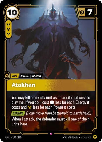 Image for Atakhan (170/219) (UNL) - Riftbound: League of Legends Trading Card Game